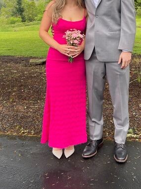 Nordstrom Women's Hot Pink Prom Dress
